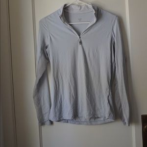 light blue dover cool blast collared long sleeve